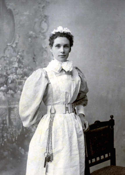 Emma Ada Amelia (Dyer) Griffith (1862 - 1958). London, 1884. https://www.wikitree.com/wiki/Dyer-10312