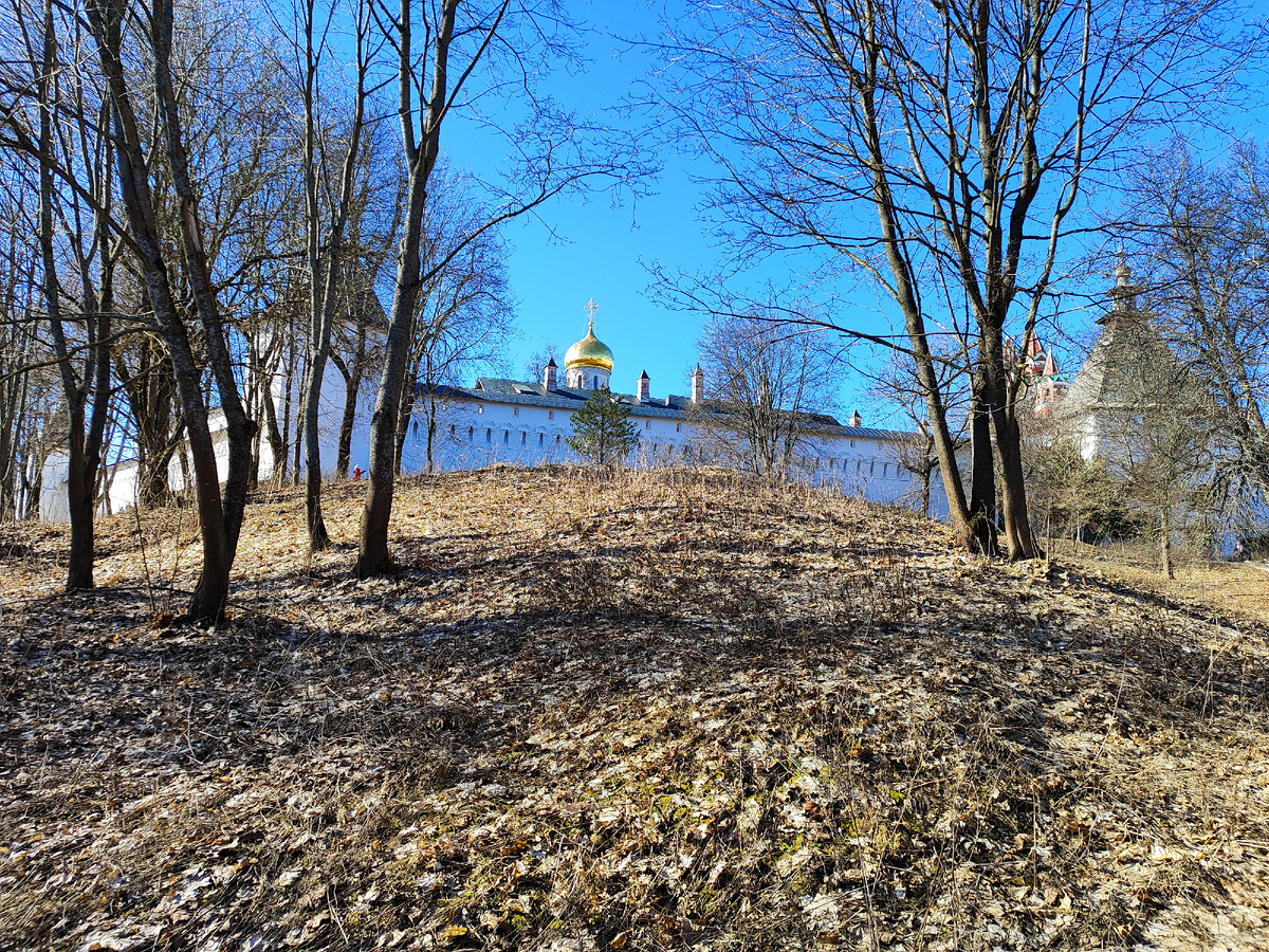 Вид на стены Саввино-Сторожевского монастыря