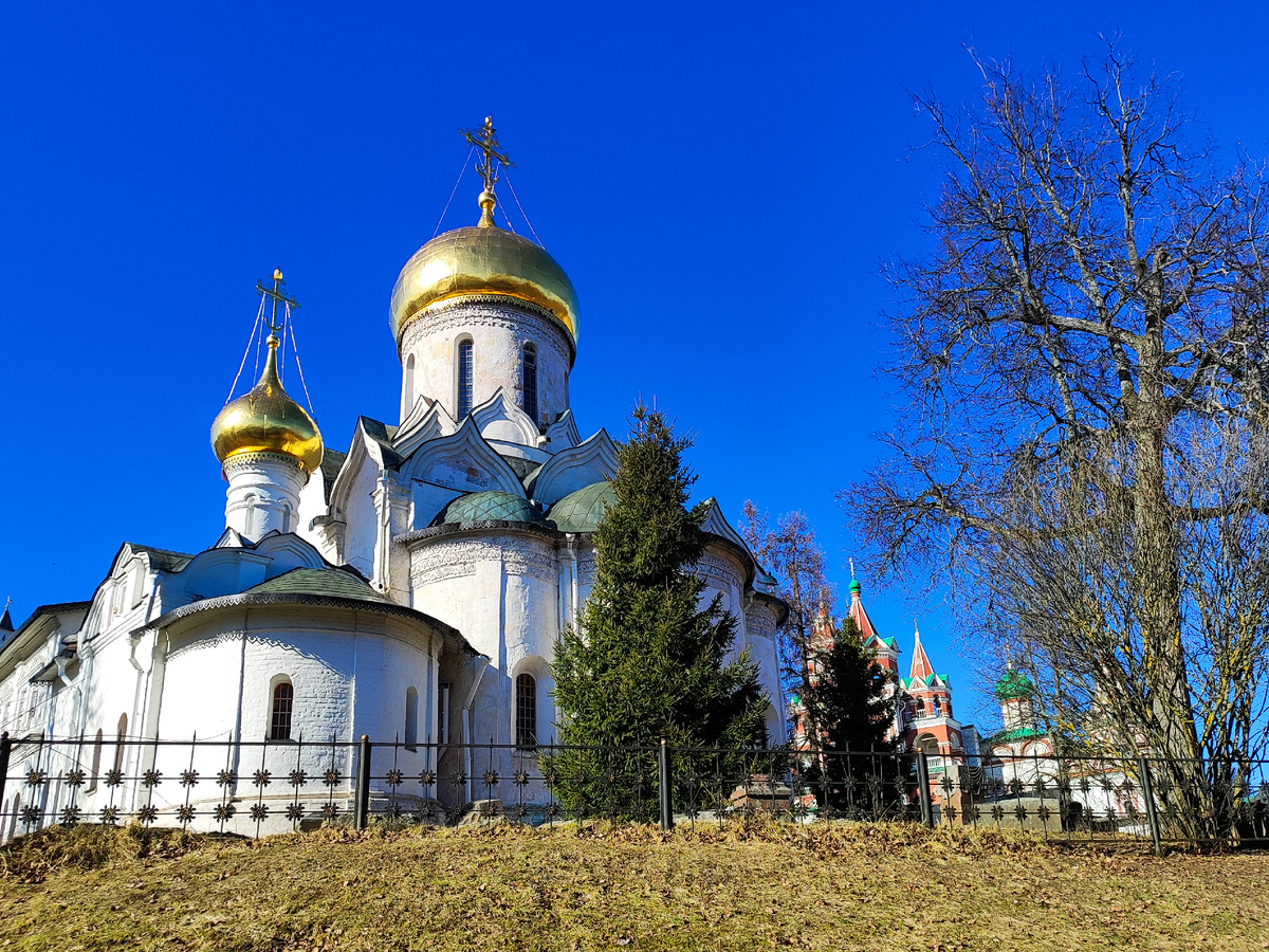 Под маленькой главкой придел во имя преподобного Саввы Сторожевского (вторая половина XVI века)