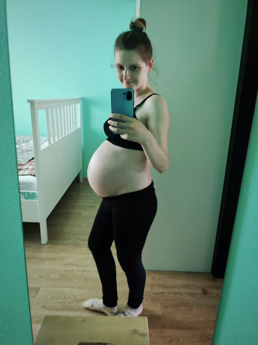 Я и мой огромный живот на 29 неделе