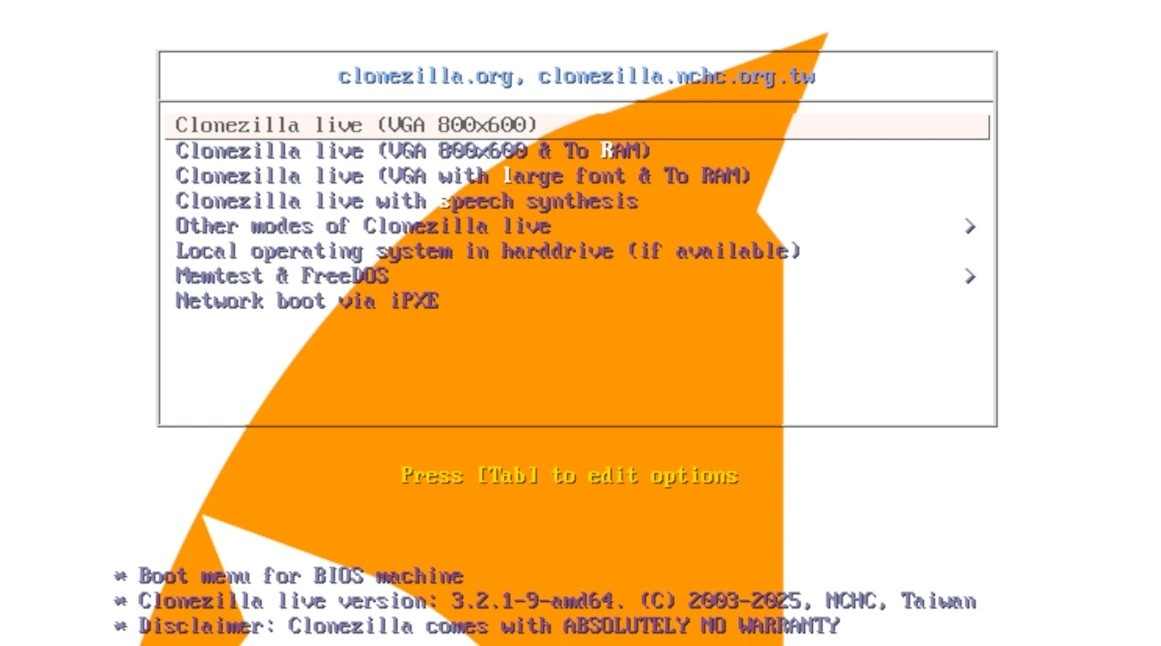 Clonezilla Live 3.2.1: отказ от 32-битных систем и новые возможности клонирования дисков