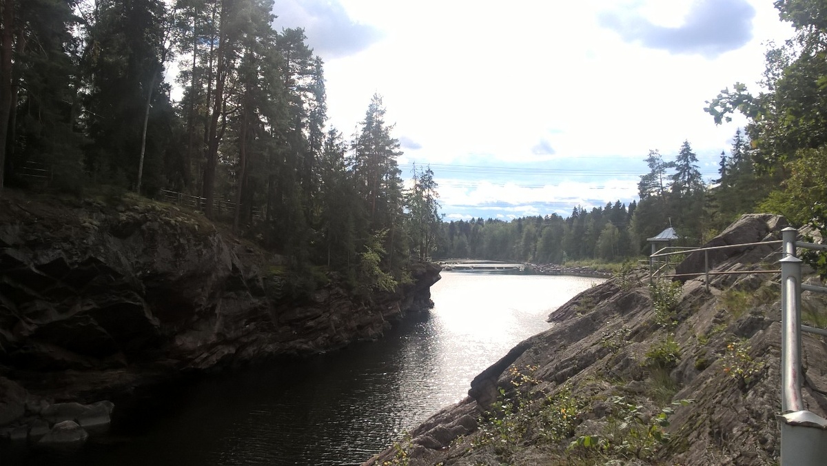 Река Вуокса в Иматре