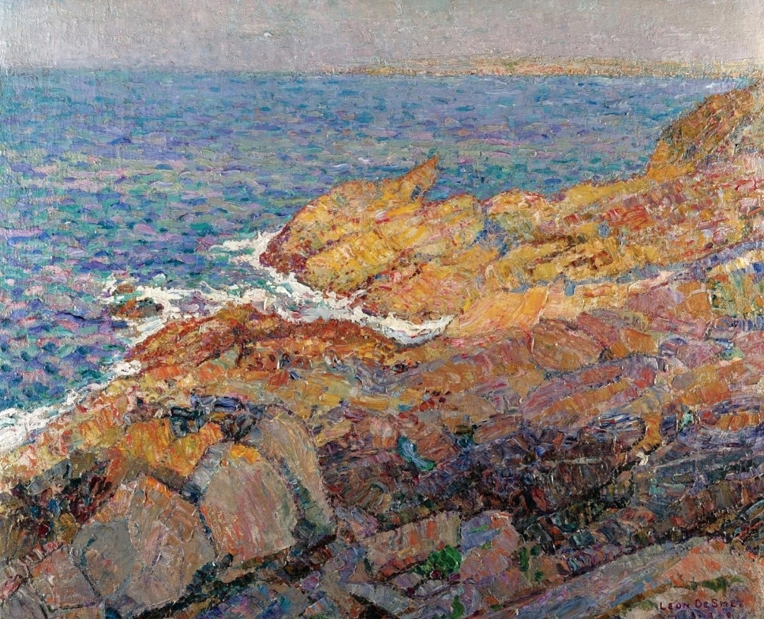 Морской берег. Художник Леон де Смет
