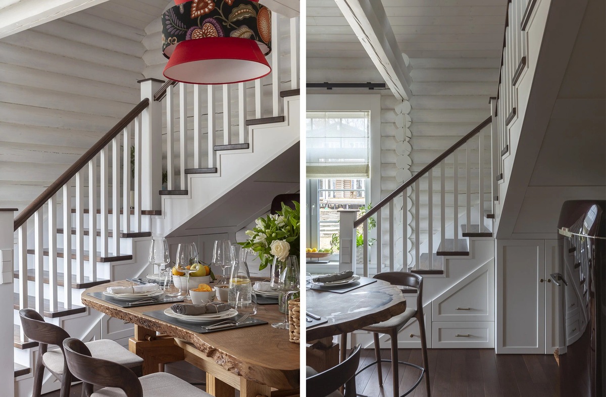 Фото: история «Русская изба с английскими нотками, или Гостевой домик «для себя»: история атмосферного ремонта»