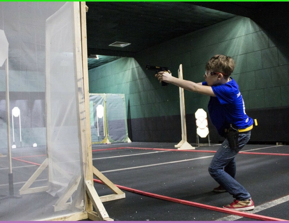 Детские соревнования по практической стрельбе