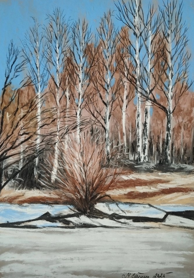 Картина художницы Марины Сатиной 