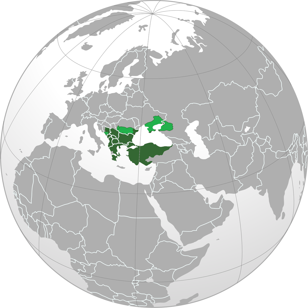 Османская империя в 1481 году.