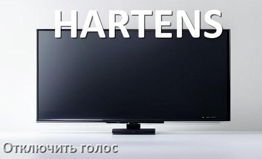 
Как в телевизоре HARTENS отключить голосового помощника и подсказки