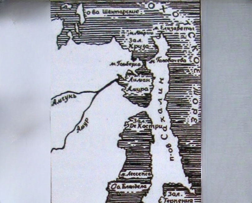 Карта полуострова Сахалин