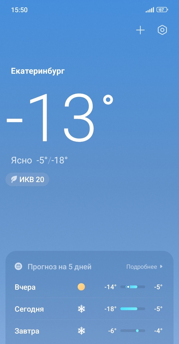 Не весенняя погода