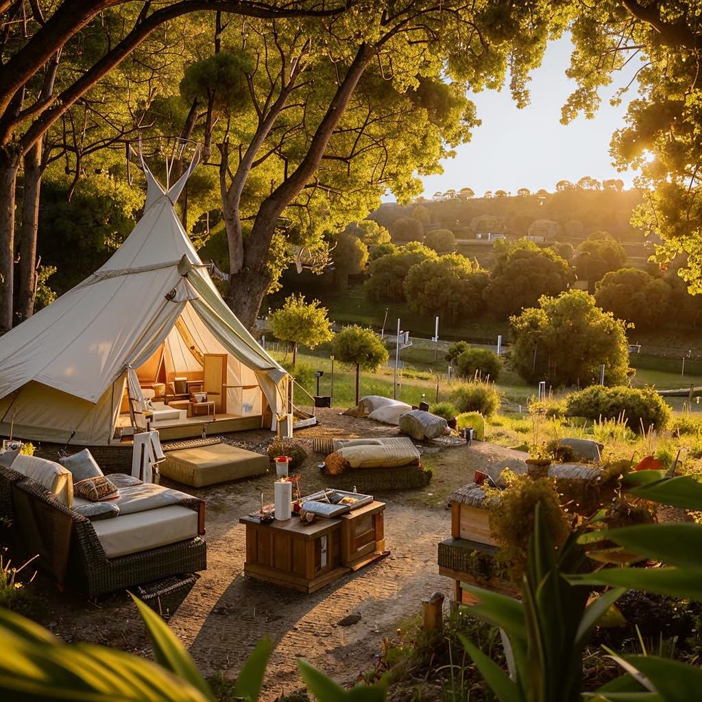 Глэмпинг на лоне природы