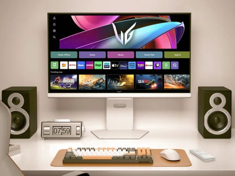    LG выпустила быстрый игровой монитор с функциями Smart TV