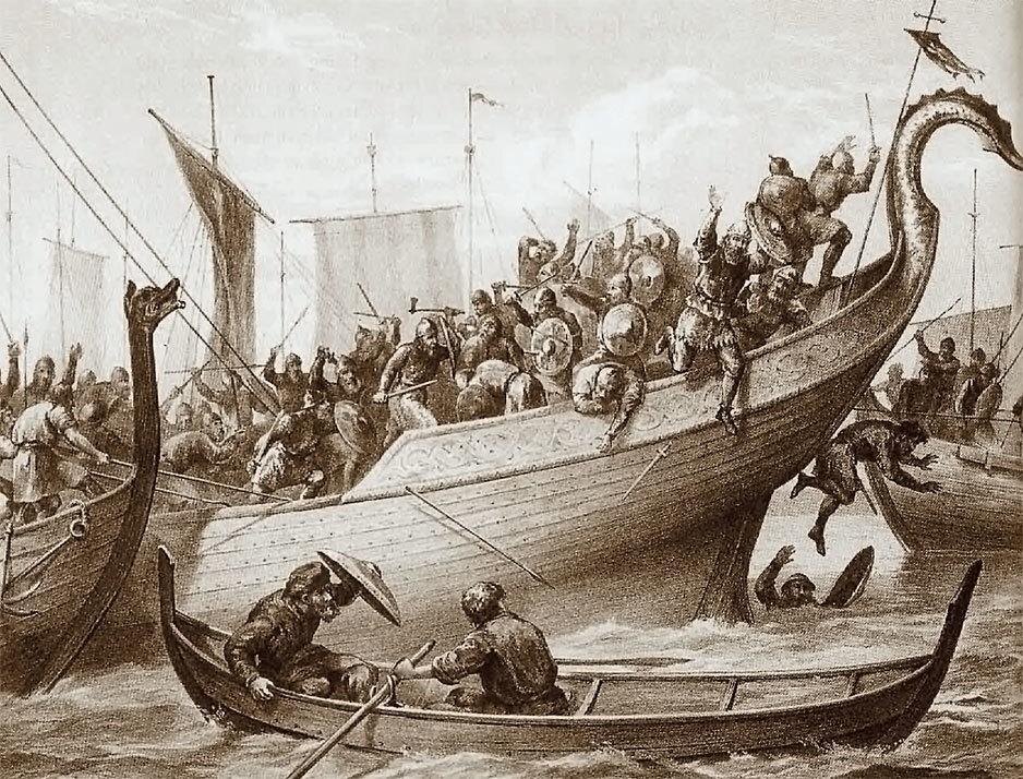 Варяги в морском бою. П.-Н. Арбо