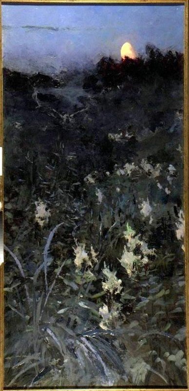 А.Я.Головин. Щемит. Ущерб луны. 1894. Тверская областная картинная галерея.