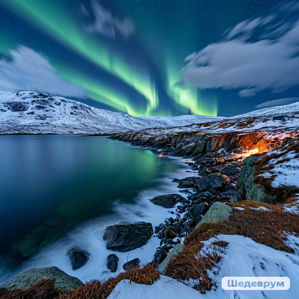 Мурманская область — это суровый, но завораживающий край, где Северное сияние танцует в ночном небе, а Баренцево море никогда не замерзает. Здесь можно увидеть нетронутую природу, почувствовать дыхание Арктики и встретить удивительных людей, закалённых северным климатом.