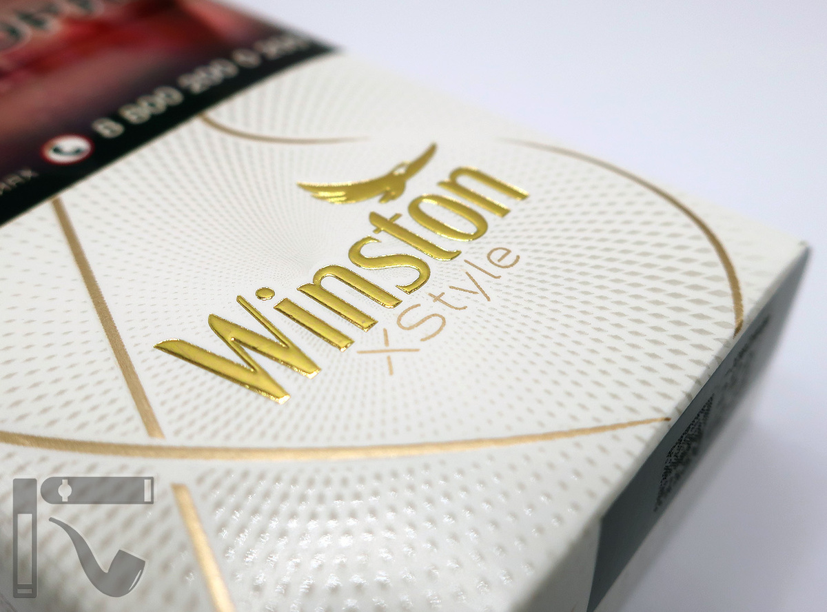 Сигареты Winston XStyle Gold. Фото: © канал "Уголок Курильщика"