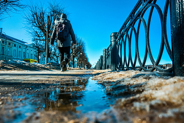 Погода в Твери 10 марта. Умеренное солнце