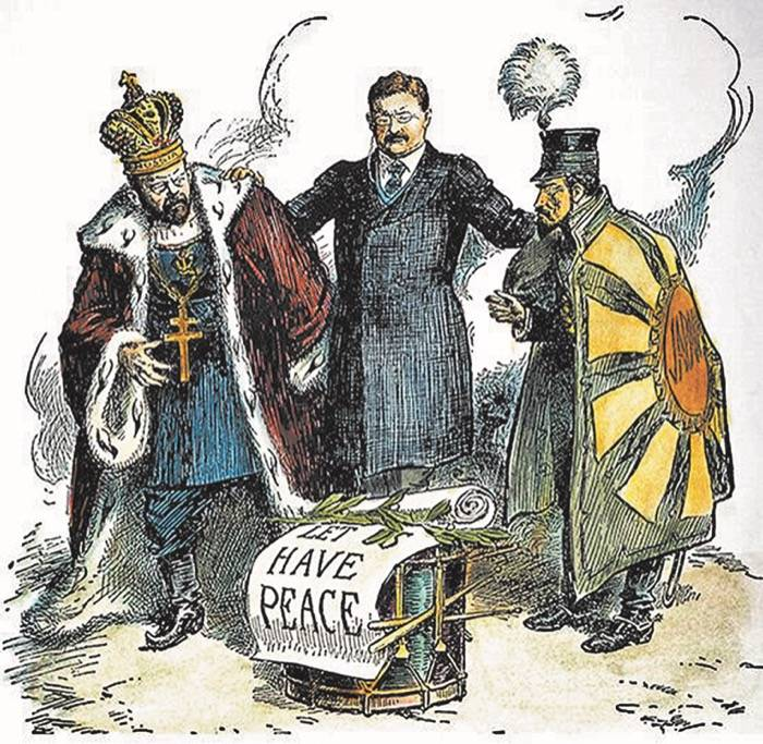 Мирное урегулирование конфликта между Россией и Японией стало в США поводом для гордости и темой для карикатур (фото: Wikipedia)