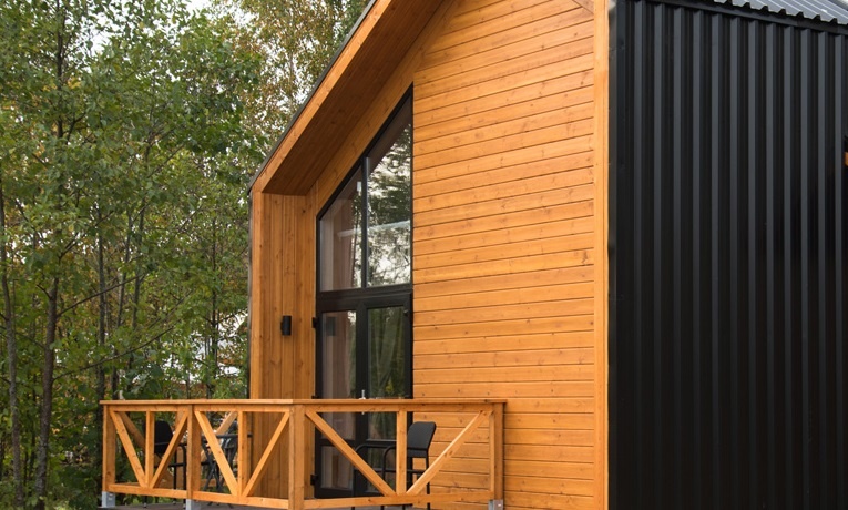 фасад из профнастила