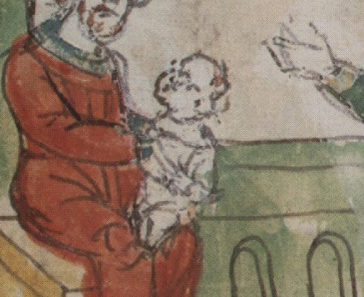 Благодаря прекрасной Радзивилловской летописи мы знаем, как Игорь выглядел в детстве