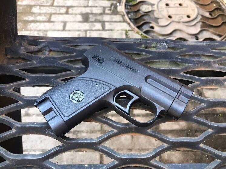     двое хулиганов стреляют в сторону Смольного собора. Фото: МК в Питере.