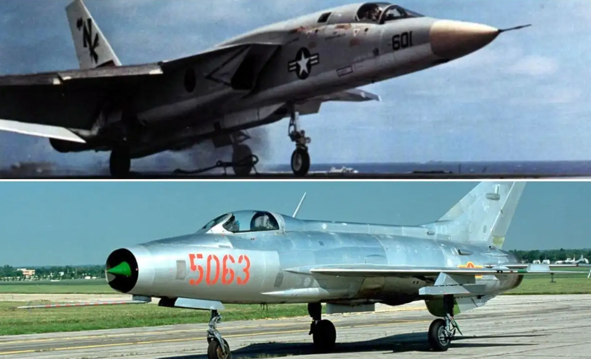 Коллаж из книги "RA-5C Vigilante Units in Combat"