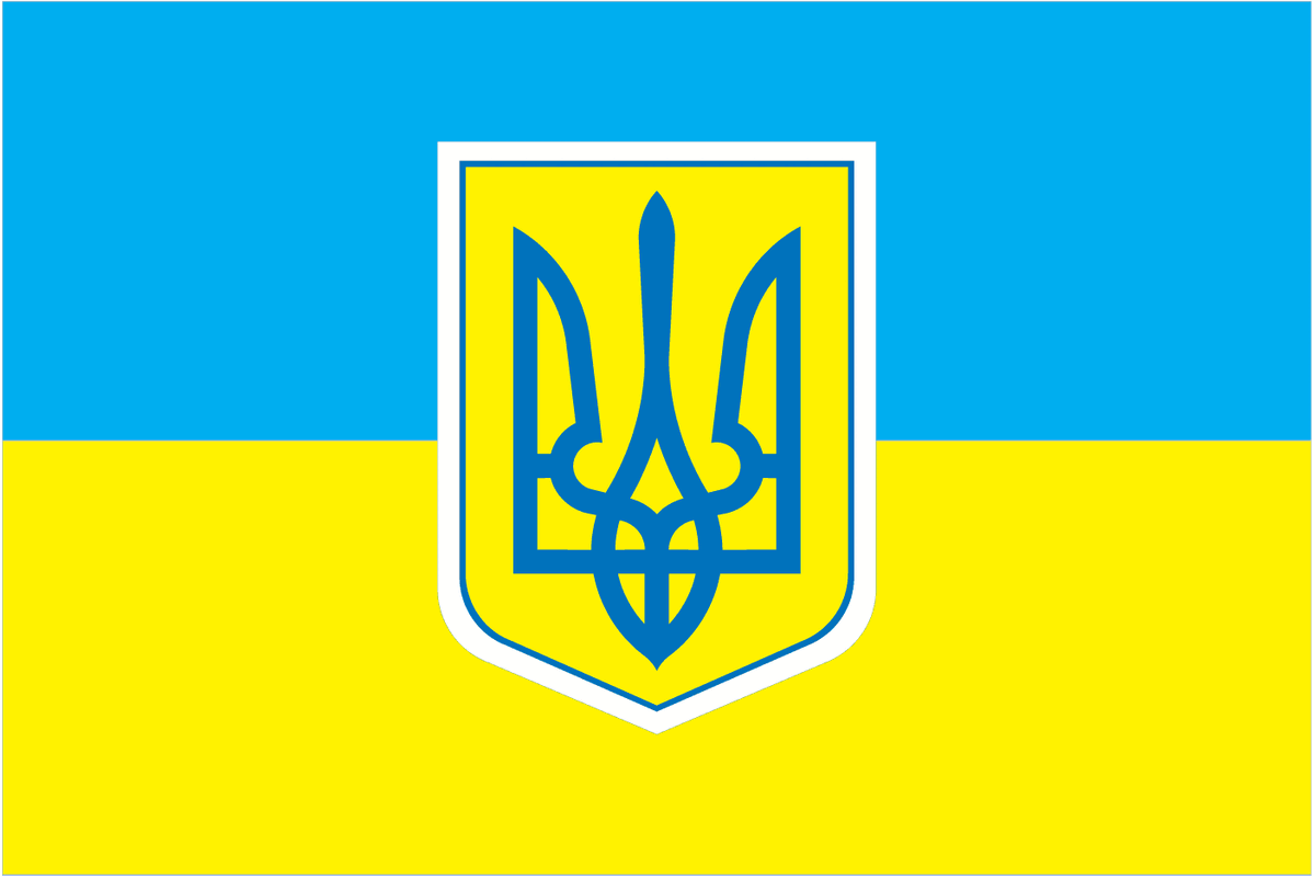 Флаг Украины.