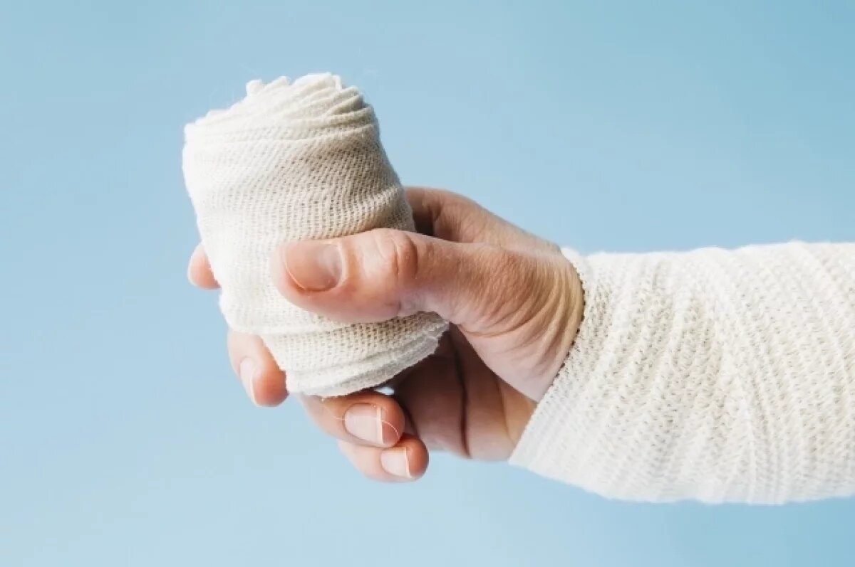    Курянина сильно покусал нападавший по кличке Тайсон