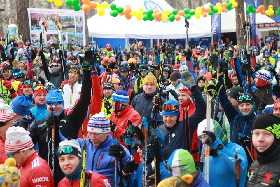    Лыжный марафон на "Трассе здоровья" в Барнауле, 9 марта 2025 год. Источник: Олег Укладов