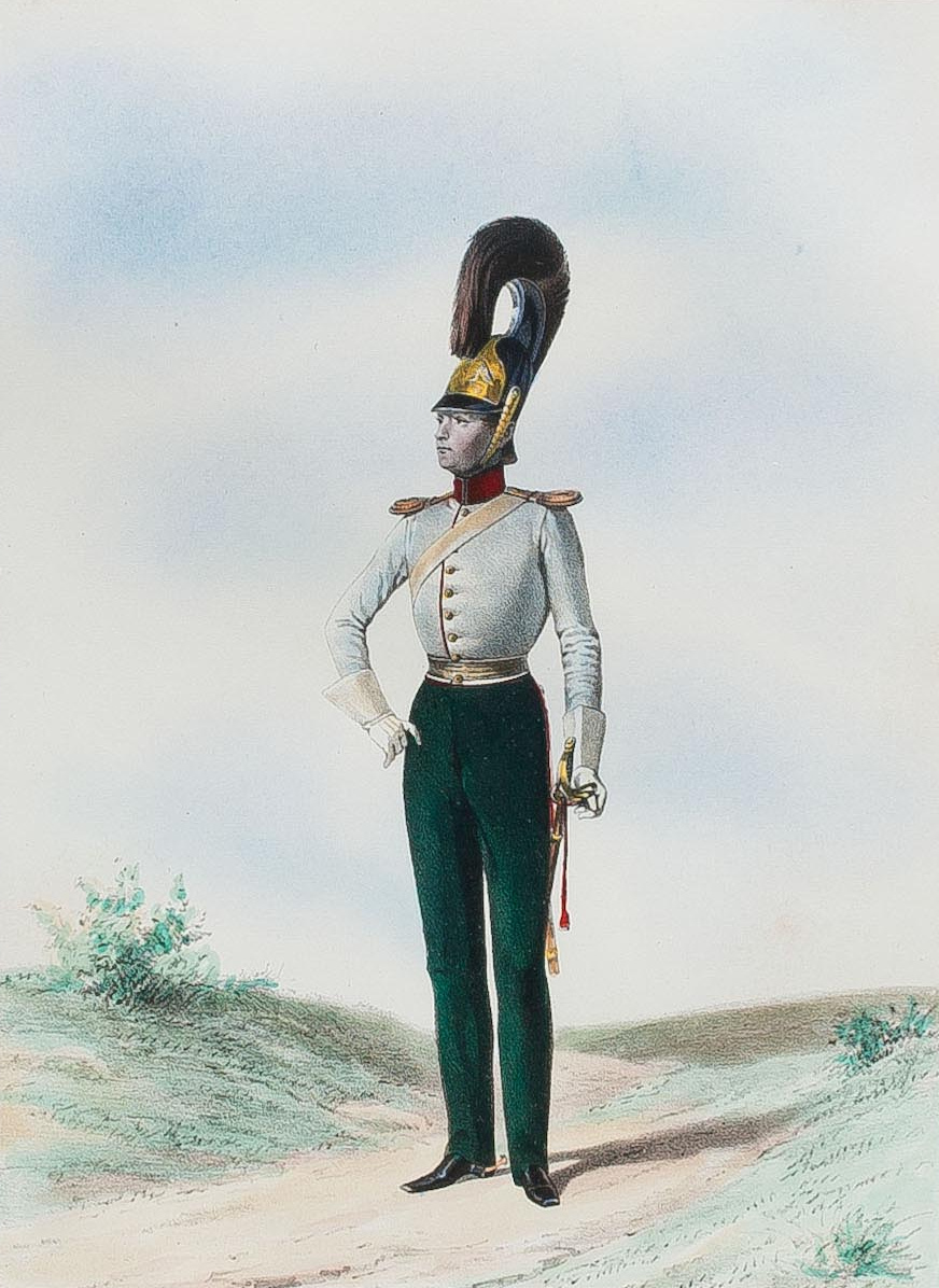 Обер-офицер Глуховского кирасирского полка, 1827-1835