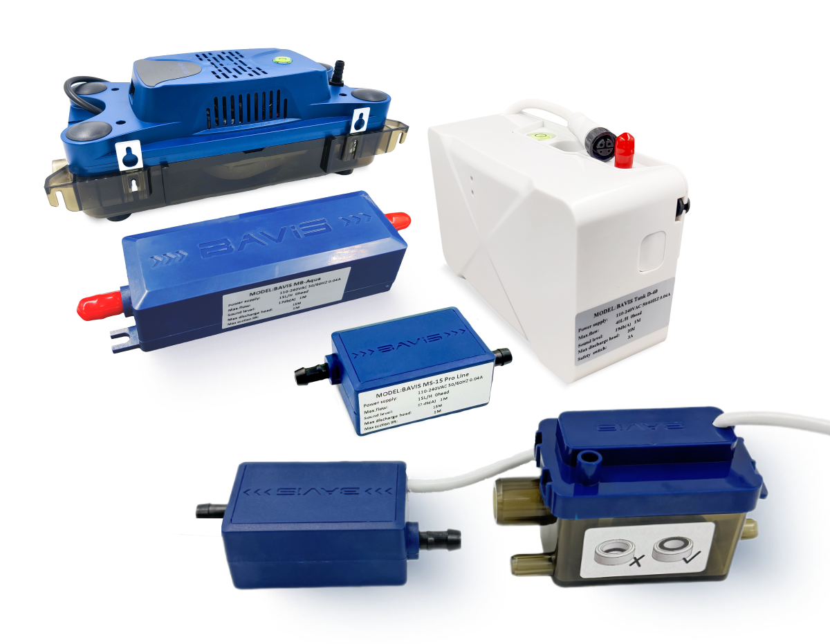 Дренажные помпы бренда BAVIS для кондиционеров