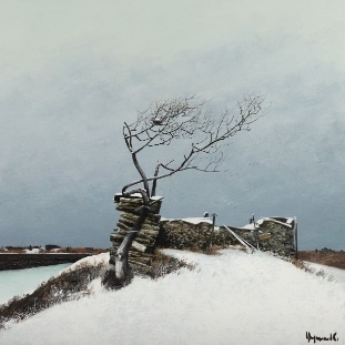 Мирошников. Ветер III. 2017. Холст, масло.