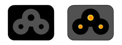 IEC C5 и C6 — поляризованные трёхпроводные разъёмы для тока силой 2,5 А. Их можно увидеть на блоках питания портативных компьютеров, проекторов, видеомониторов.