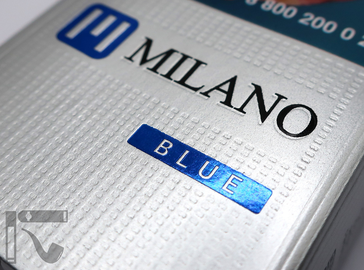 Сигареты Milano Blue. Фото: © канал "Уголок Курильщика"