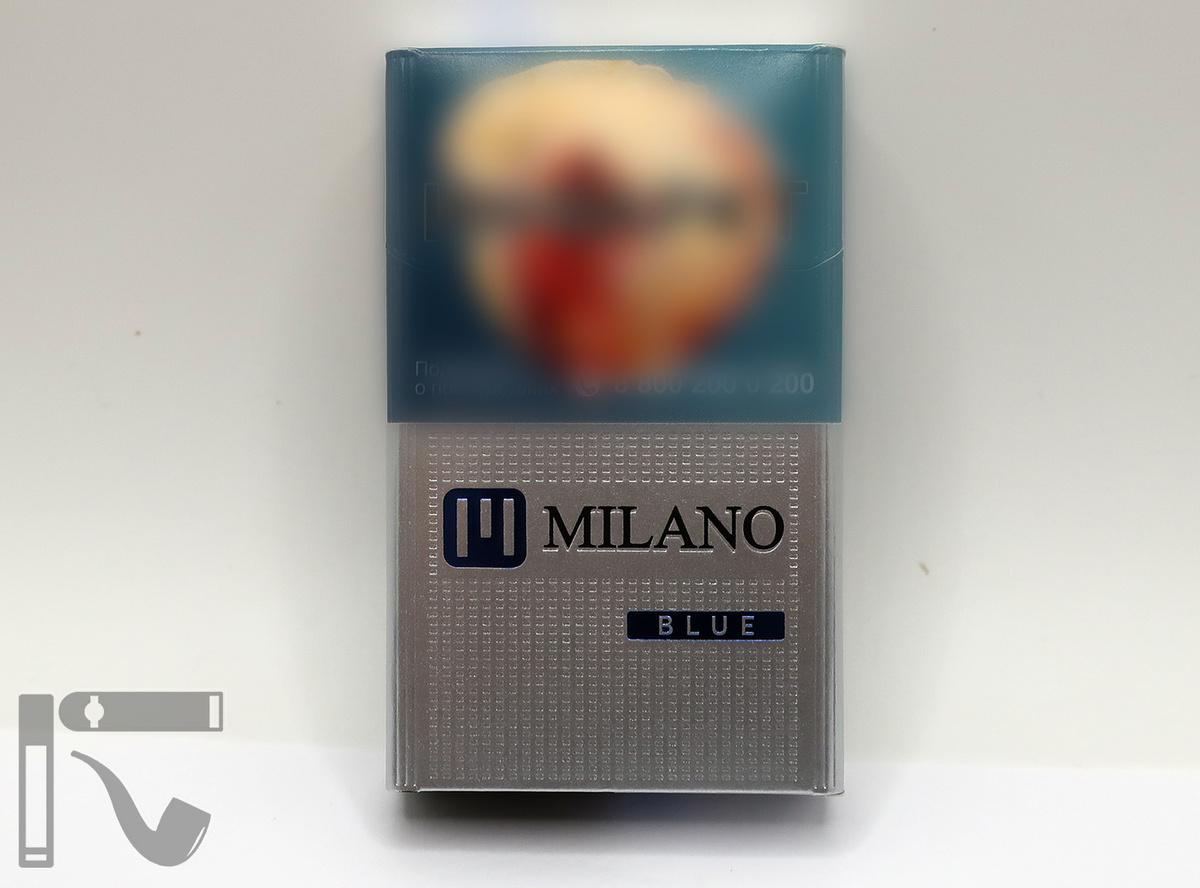 Сигареты Milano Blue. Фото: © канал "Уголок Курильщика"