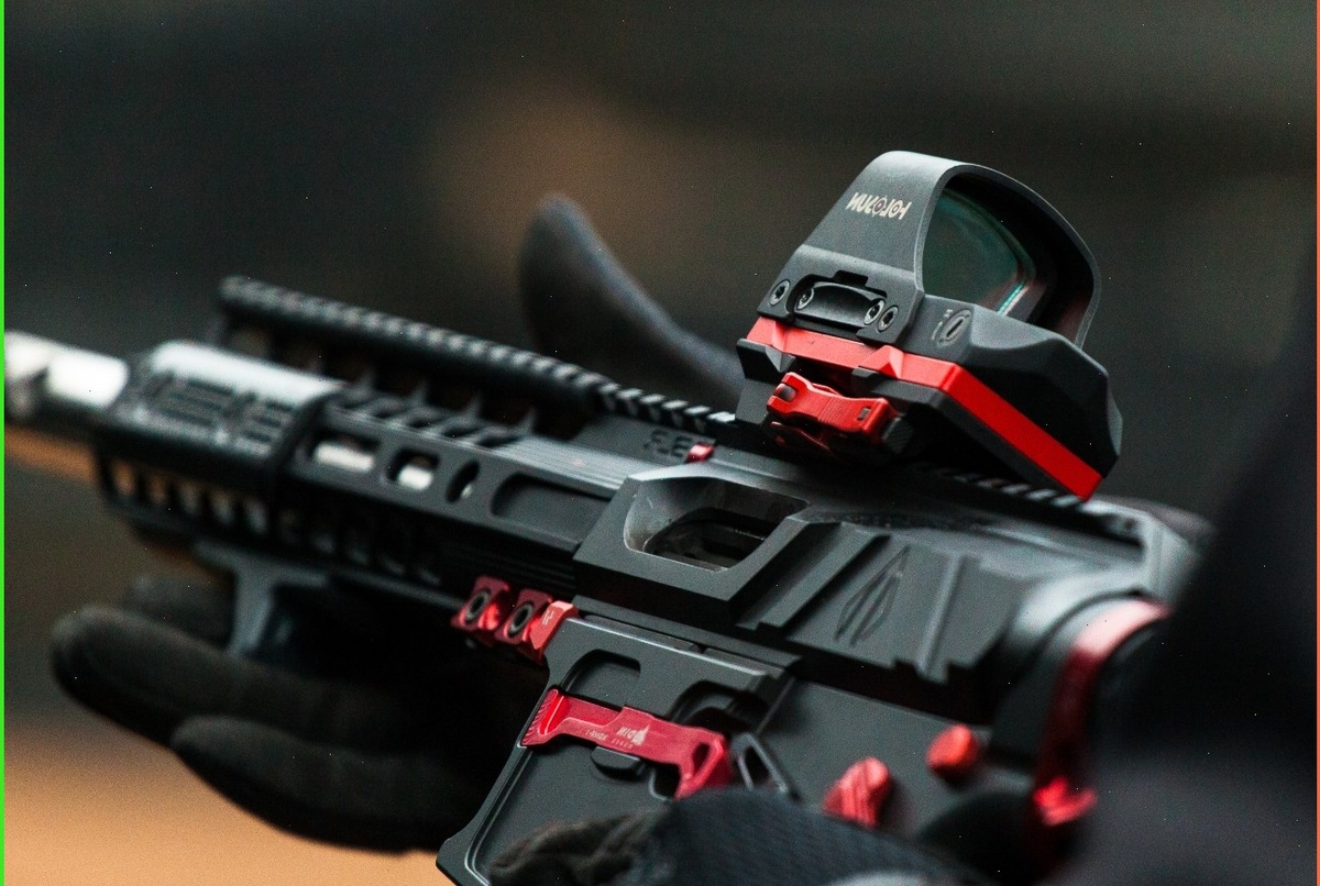 Коллиматорный прицел на карабине