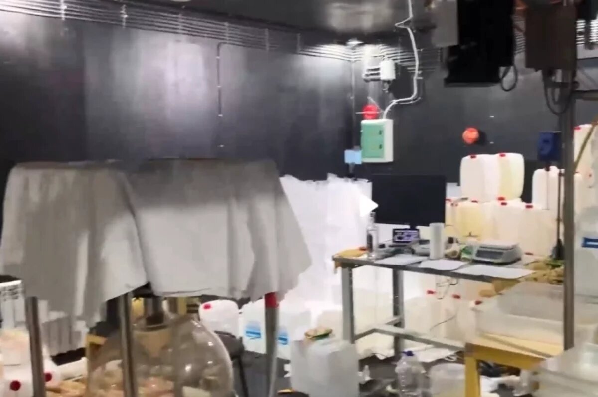    В Калужской области накрыли нарколабораторию с 227 килограммами наркотика