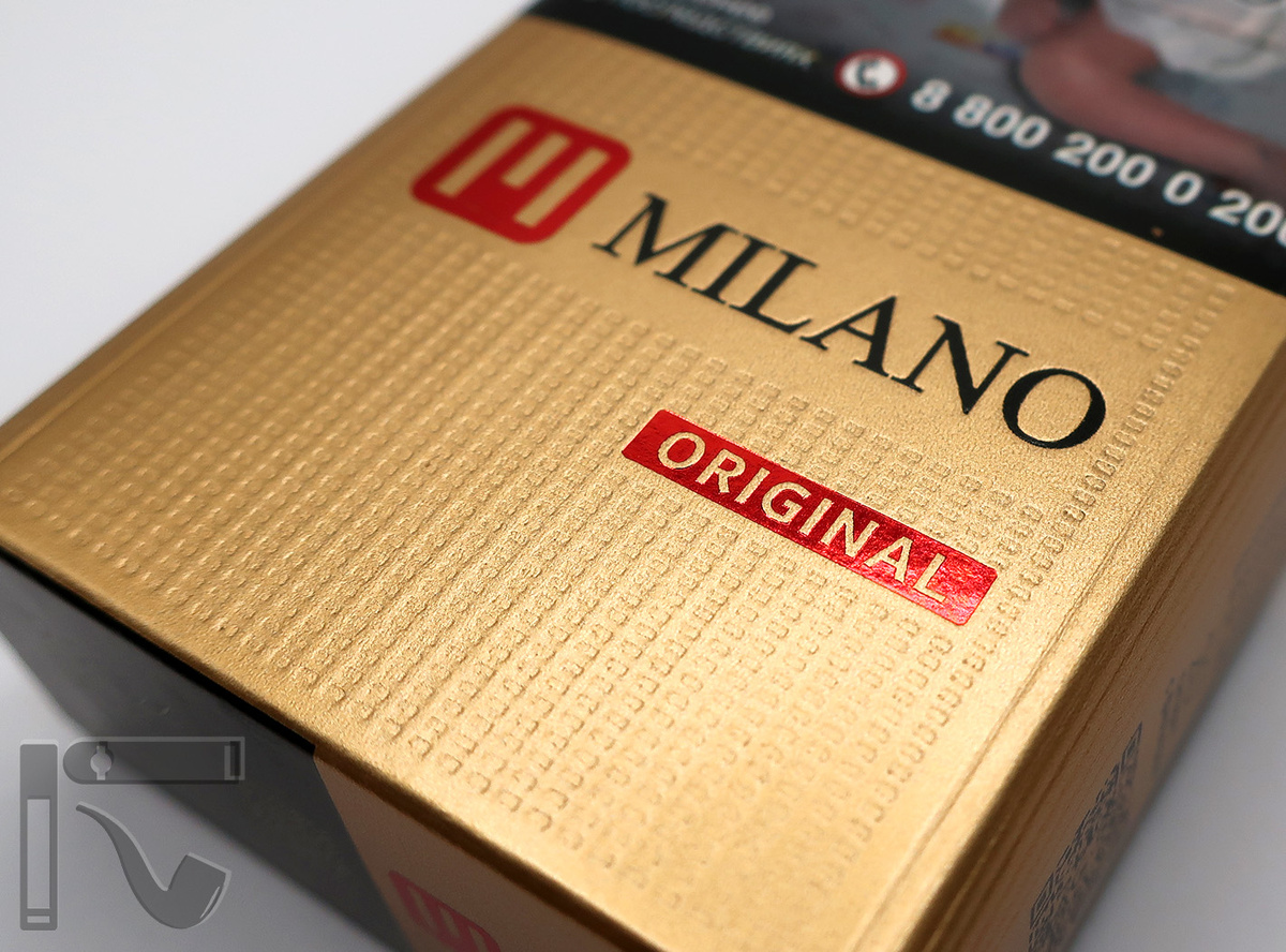 Сигареты Milano Original. Фото: © канал "Уголок Курильщика"