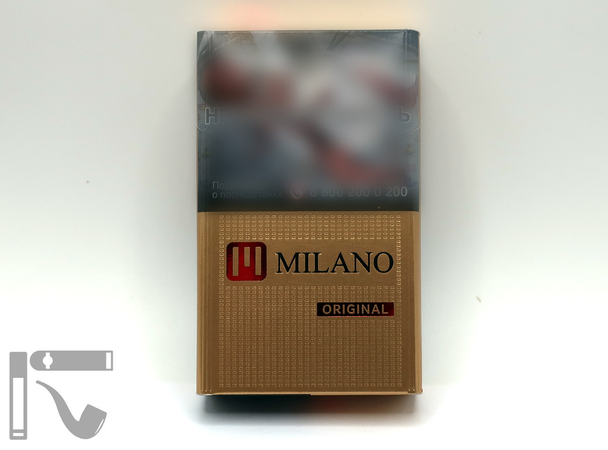 Сигареты Milano Original. Фото: © канал "Уголок Курильщика"