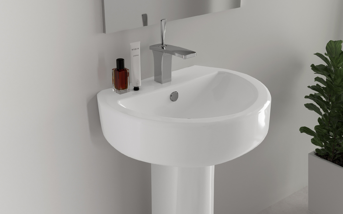 Раковина на пьедестале Best от бренда SANITA LUXE