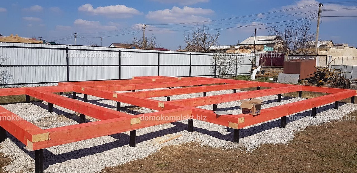 Возведение фундамента дома