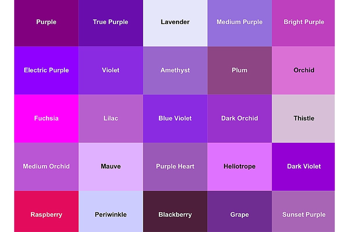 Colour Scheme📷У фиолетового цвета множество оттенков