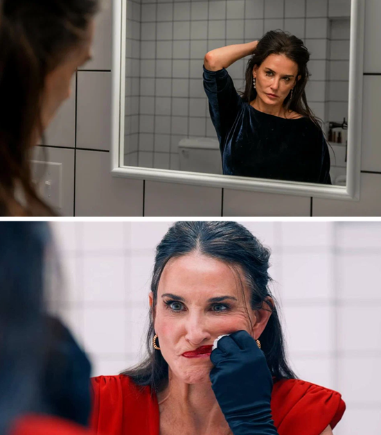 Дэми Мур в фильме «Субстанция» (2024)