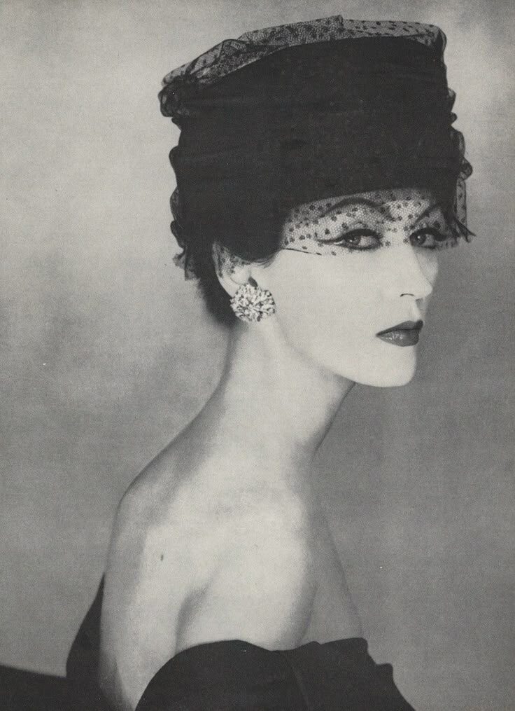 Довима. Фото Генри Кларка. Vogue. Март 1956 г.