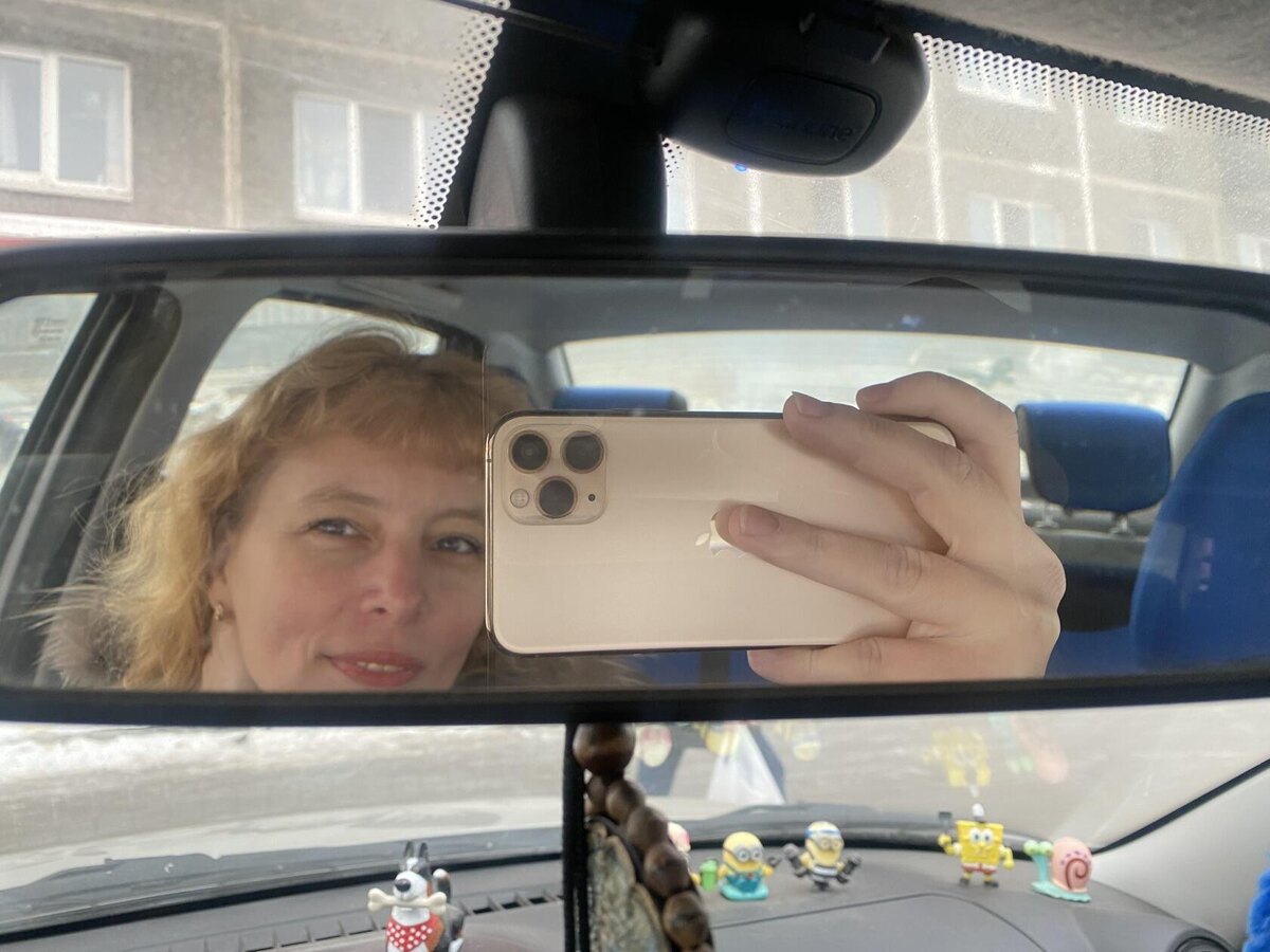 На смену выехала в отличном настроении