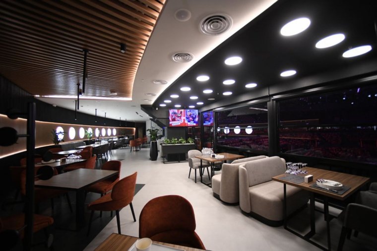 Так выглядит ресторан для VIP-гостей. Фото: Илья Московец © URA.RU