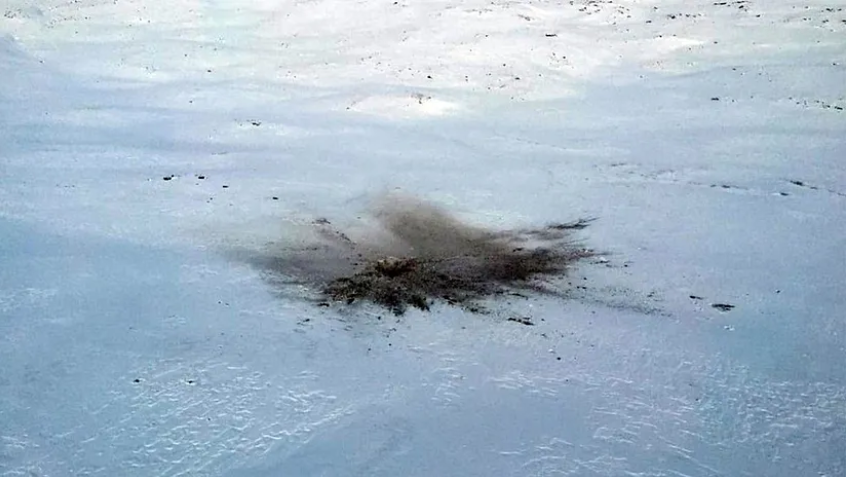 Место крушения рейса 294 авиакомпании West Air Sweden. (Архив Бюро по расследованию авиационных происшествий)