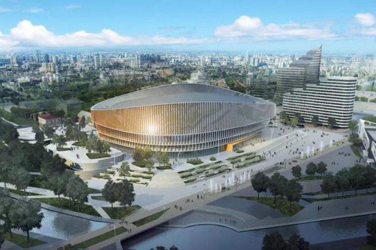 Слайд из презентации Ледовой арены для заседания архитектурно-градостроительного совета при губернаторе Свердловской области