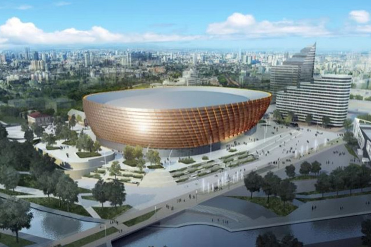 По итогу остановились на таком макете. Слайд из презентации Ледовой арены для заседания архитектурно-градостроительного совета при губернаторе Свердловской области