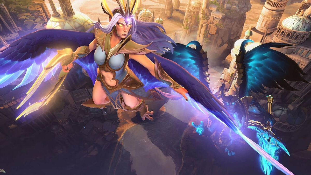 Vengeful Spirit на арте события «Павшая корона»